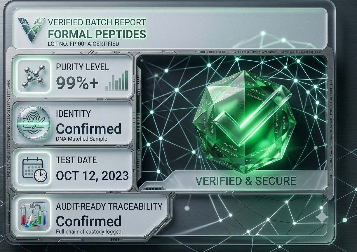 Verified batch report